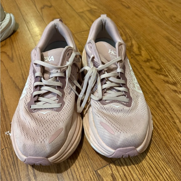 Hoka Women's Athletic Shoes in Soft Pink - Picture 2 of 12